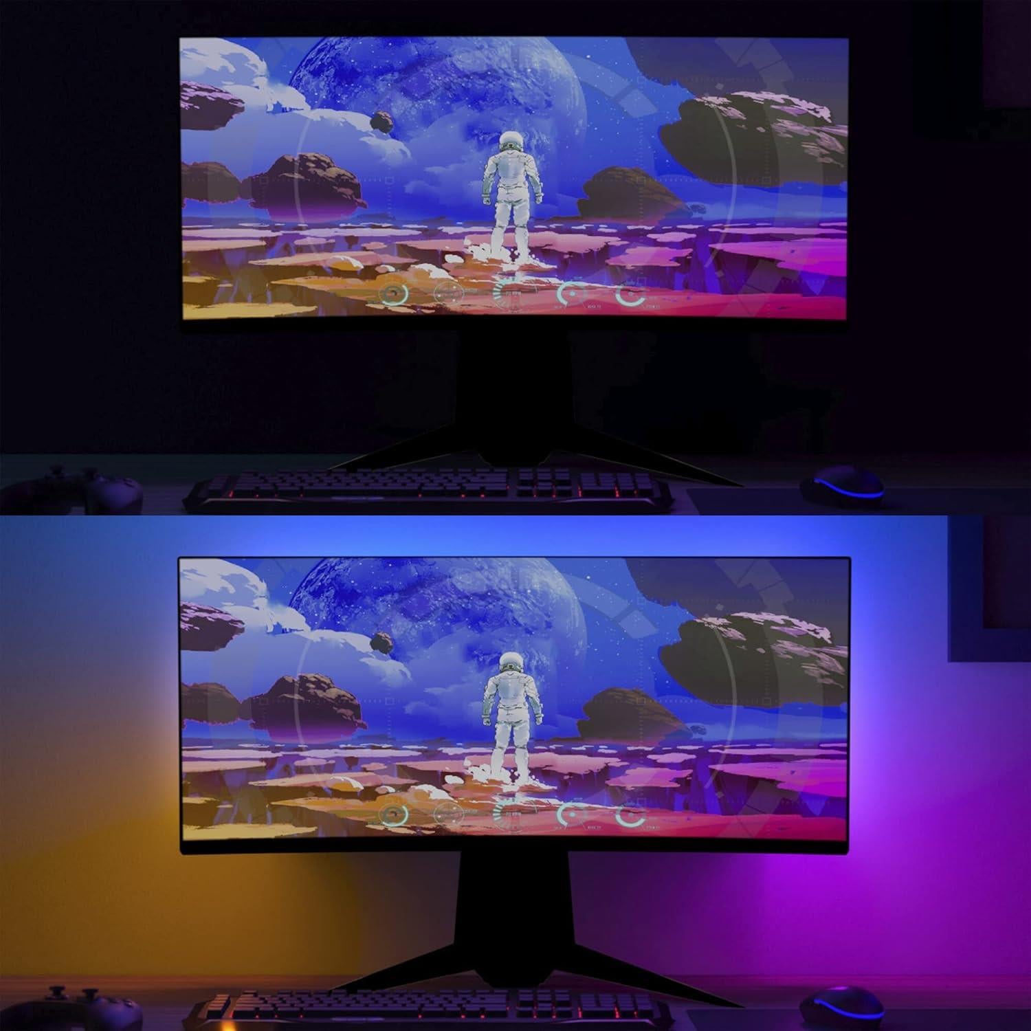 Philips Hue Gradient PC Monitör Akıllı Renkli Led Şerit, 24-27 İnç Aydınlatma - 929003498501