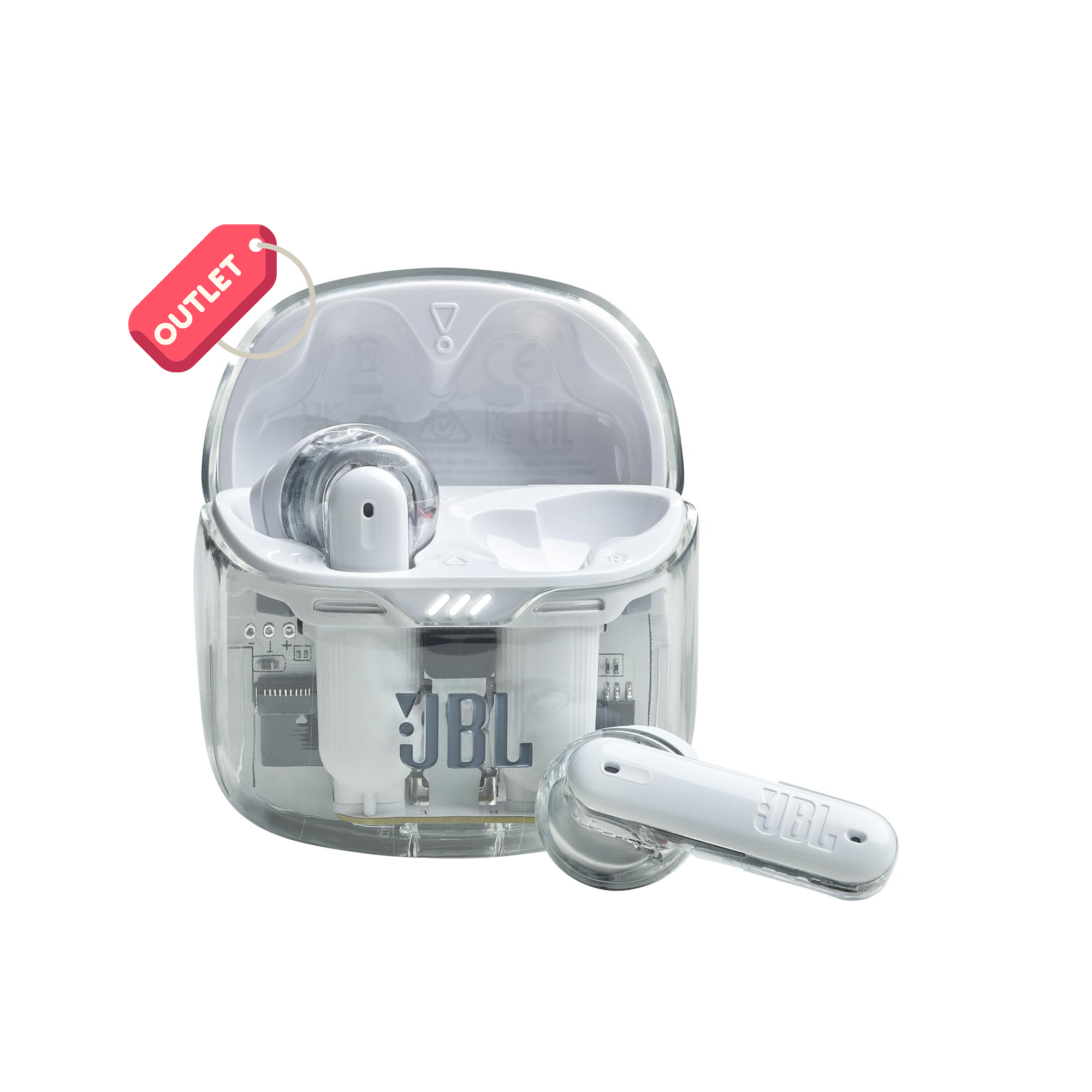 OUTLET JBL Tune Flex Nc Kulakiçi TWS Kulaklık, Ghost Beyaz