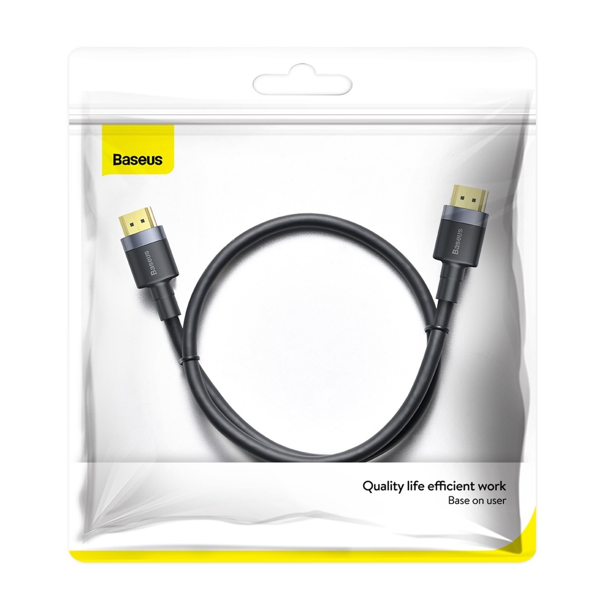 Baseus Cafule 4K 2.0 HDMI Kablo, 1 Metre  CADKLF-E01