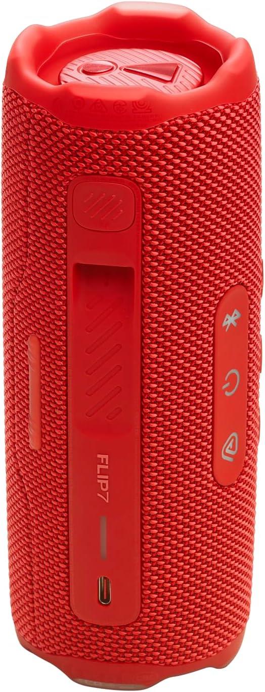 JBL Flip7 Bluetooth Hoparlör, IP67, Kırmızı