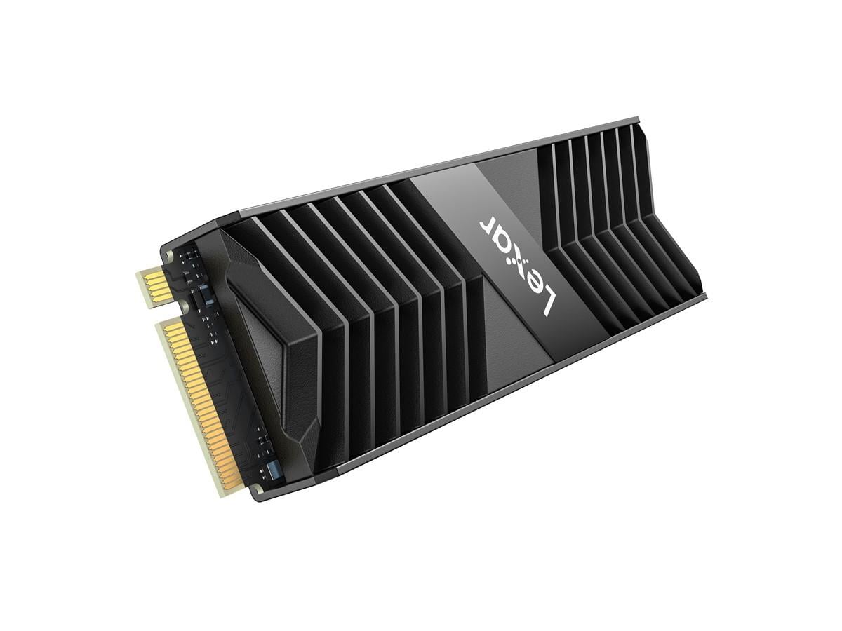LEXAR SSD NM800P 2TB PRO HIGH SPEED PCIe GEN4X4 WITH 4 LANES M.2 NVMe UP TO 7500 MB/S READ AND 6300 MB/S WRITE. HEATSINK LNM800P002T-RN8NG