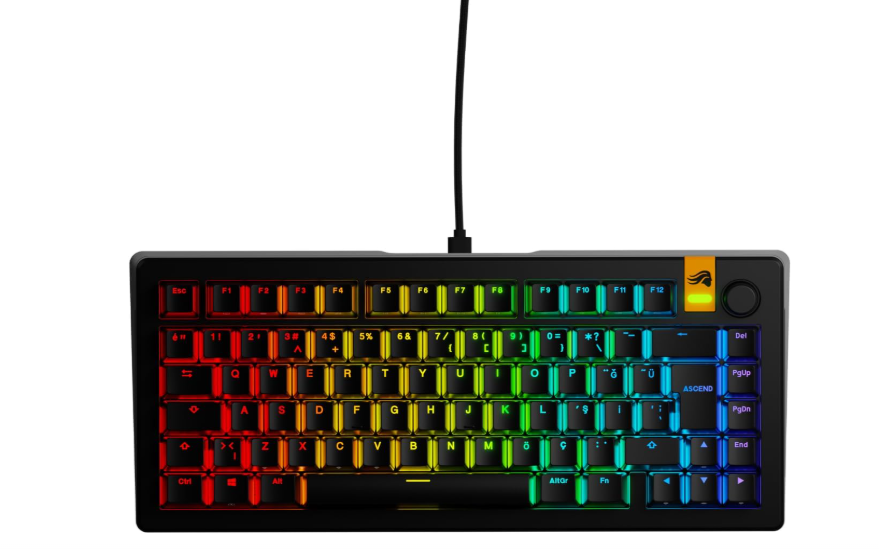 Glorious Gmmk3 He %75 Mekanik Modüler Türkçe Siyah Oyuncu Klavyesi (GLO-G3-75PBHETR)