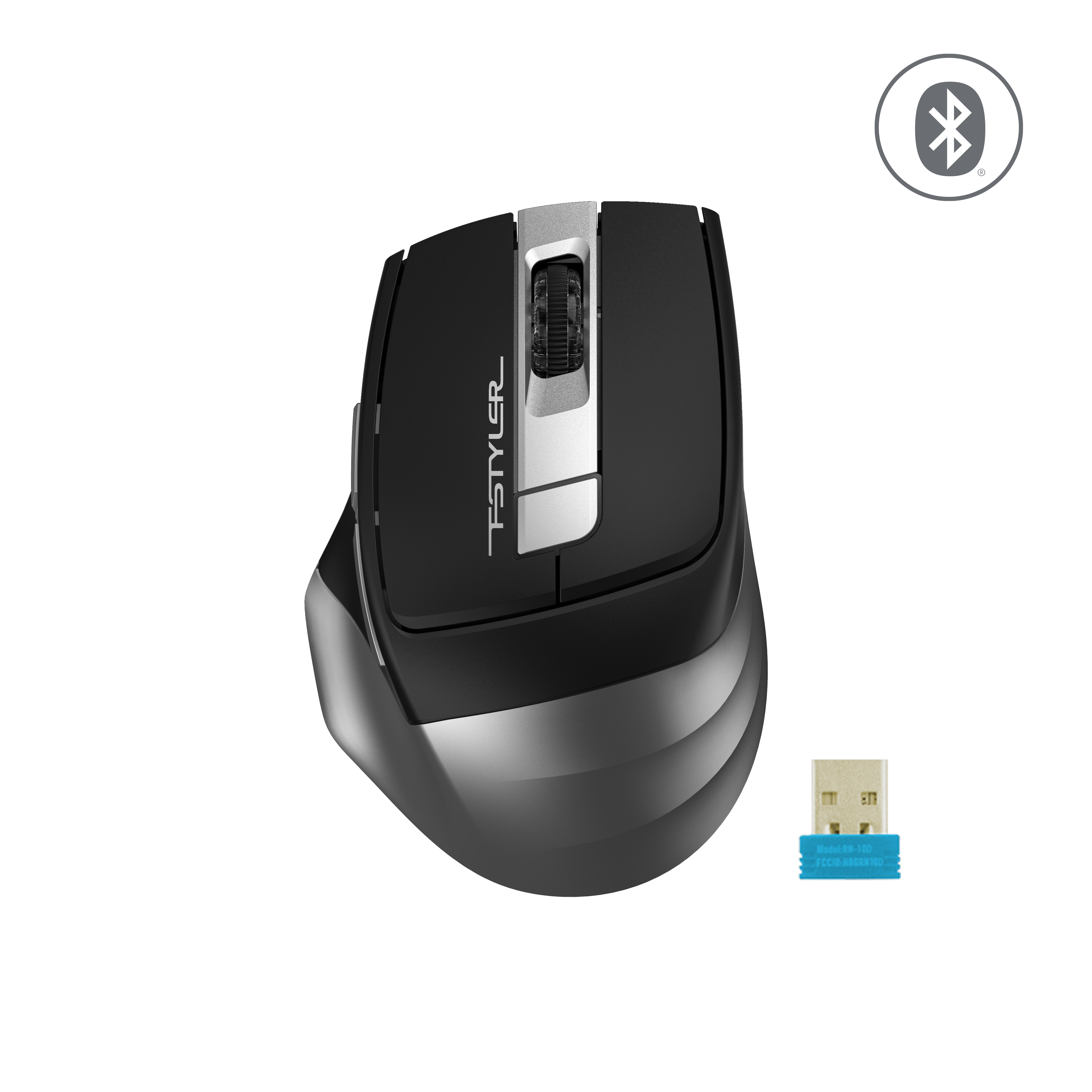 A4-Tech FB35S Gri Silent 2000DPI Kablosuz Optik Mouse