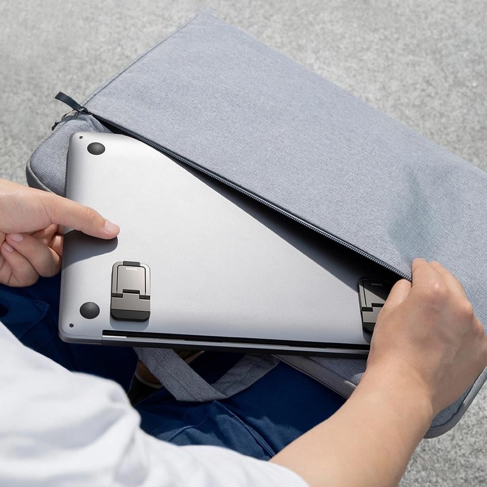 Baseus Katlanabilir Portatif Macbook Dizüstü Bilgisayar Laptop Stand Ayağı, Gri