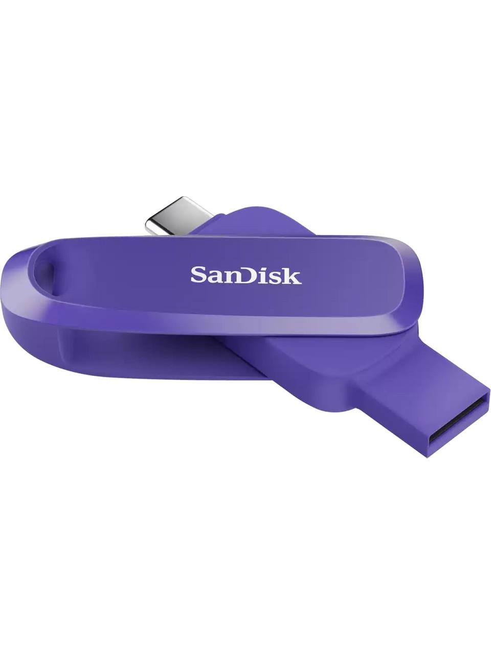 SanDisk Phone Drive 128GB Android Uyumlu USB 3.2 Gen 1 Flash Bellek Purple Opulence - SDDDC6-128G-G46PO
