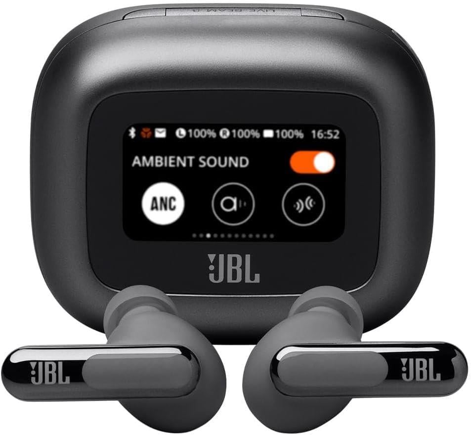 JBL Live Beam 3, Kablosuz Kulakiçi Kulaklık, Siyah