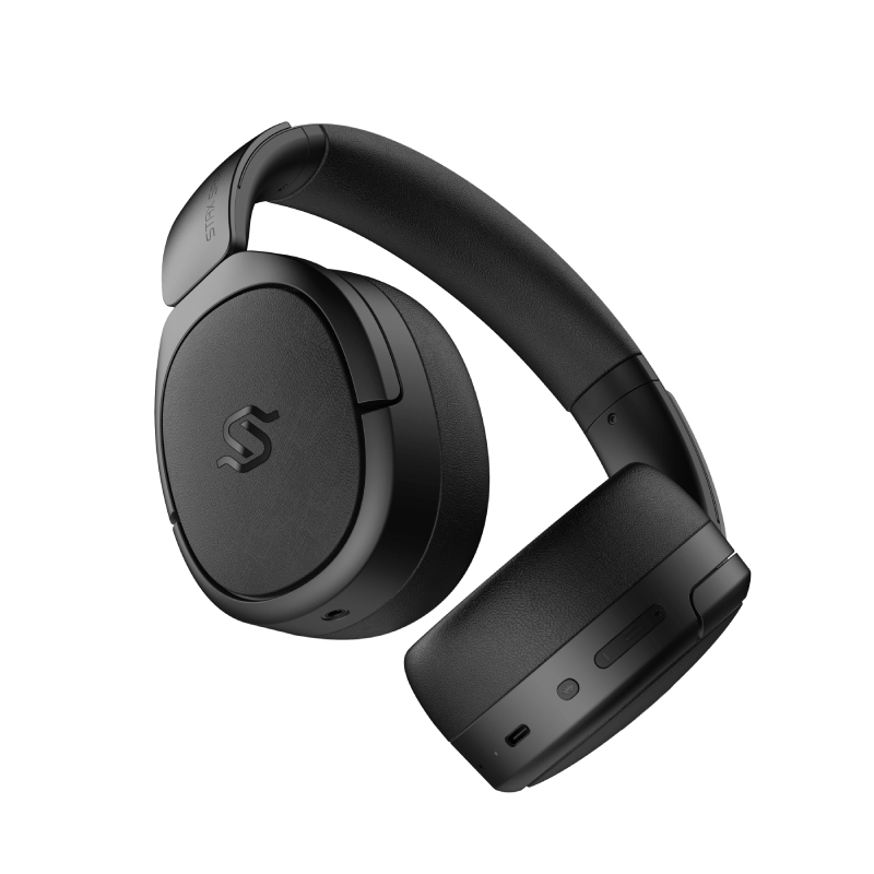 Edifier STAX SPIRIT S5 Bluetooth 5.4 Planar Magnetic Kablosuz Kulak Üstü Kulaklık – 80 Saat Pil, Snapdragon Sound ,LDAC, aptX Lossless, Hi-Res Audio - Siyah