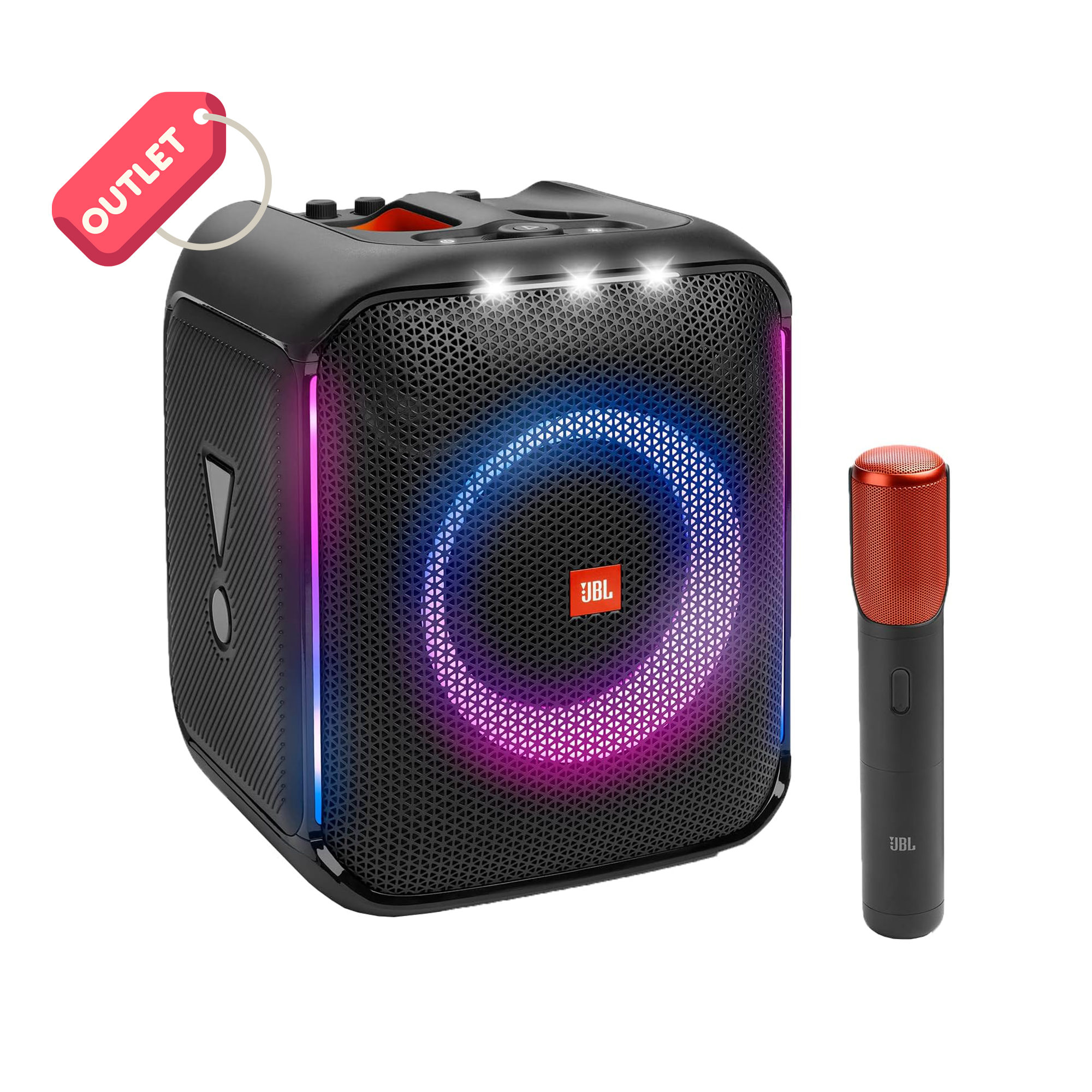 OUTLET JBL Partybox Encore, Mikrofonlu Bluetooth Hoparlör Siyah
