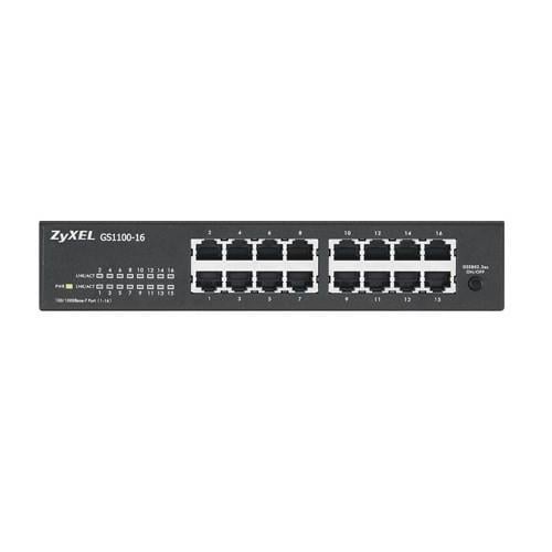 ZYXEL GS1100-16 16 PORT 10/100/1000 Mbps YÖNETİLEMEZ GIGABIT SWITCH V3
