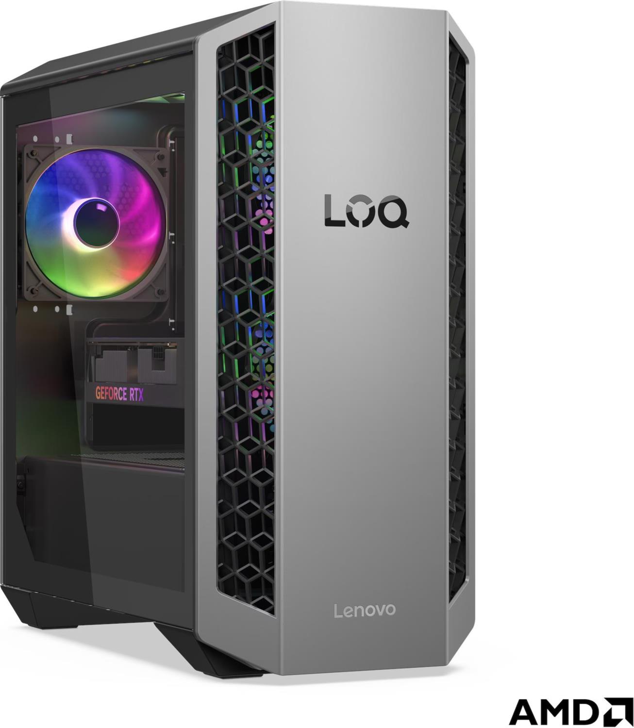 Lenovo LOQ Tower 26ADR10 Amd Ryzen 7 8745HX 32GB DDR5 Ram 1TB SSD Geforce RTX 5060 8GB Freedos Masaüstü Oyuncu Bilgisayar 91DF008PTR