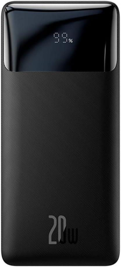Baseus Bipow Overseas Edition Dijital Ekranlı 20W 20.000 mAh Powerbank - Siyah