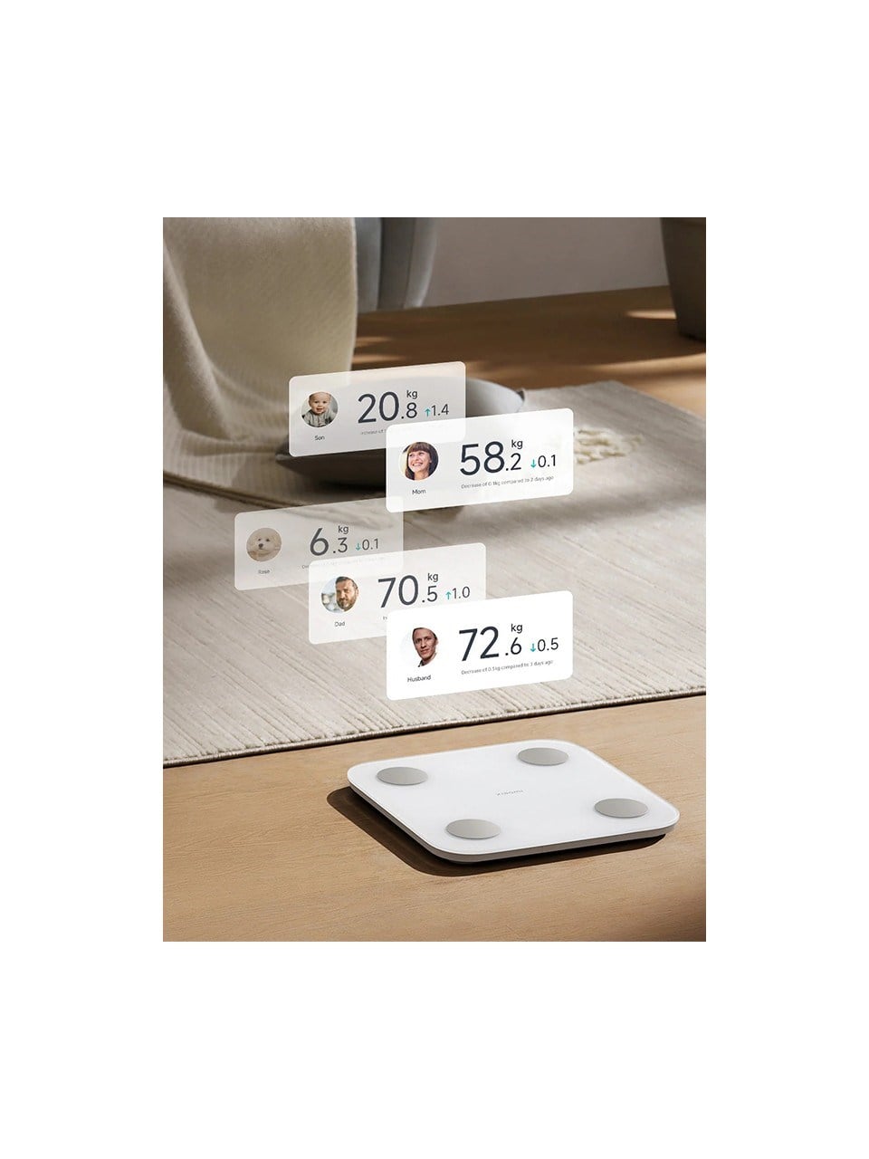 Xiaomi Mi Body Composition Scale S400 Yeni Nesil Çift Frekanslı Akıllı Bluetooth Baskül
