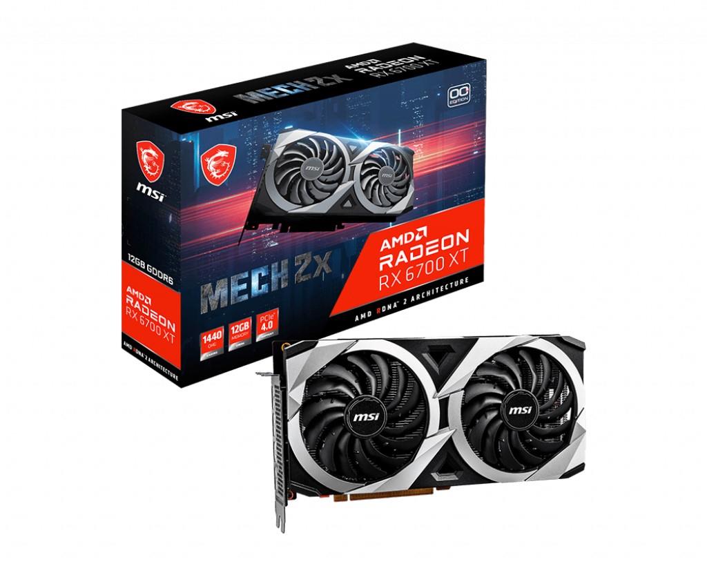 MSI RX 6700 XT 12GB Mech 2X OC GDDR6 192Bit