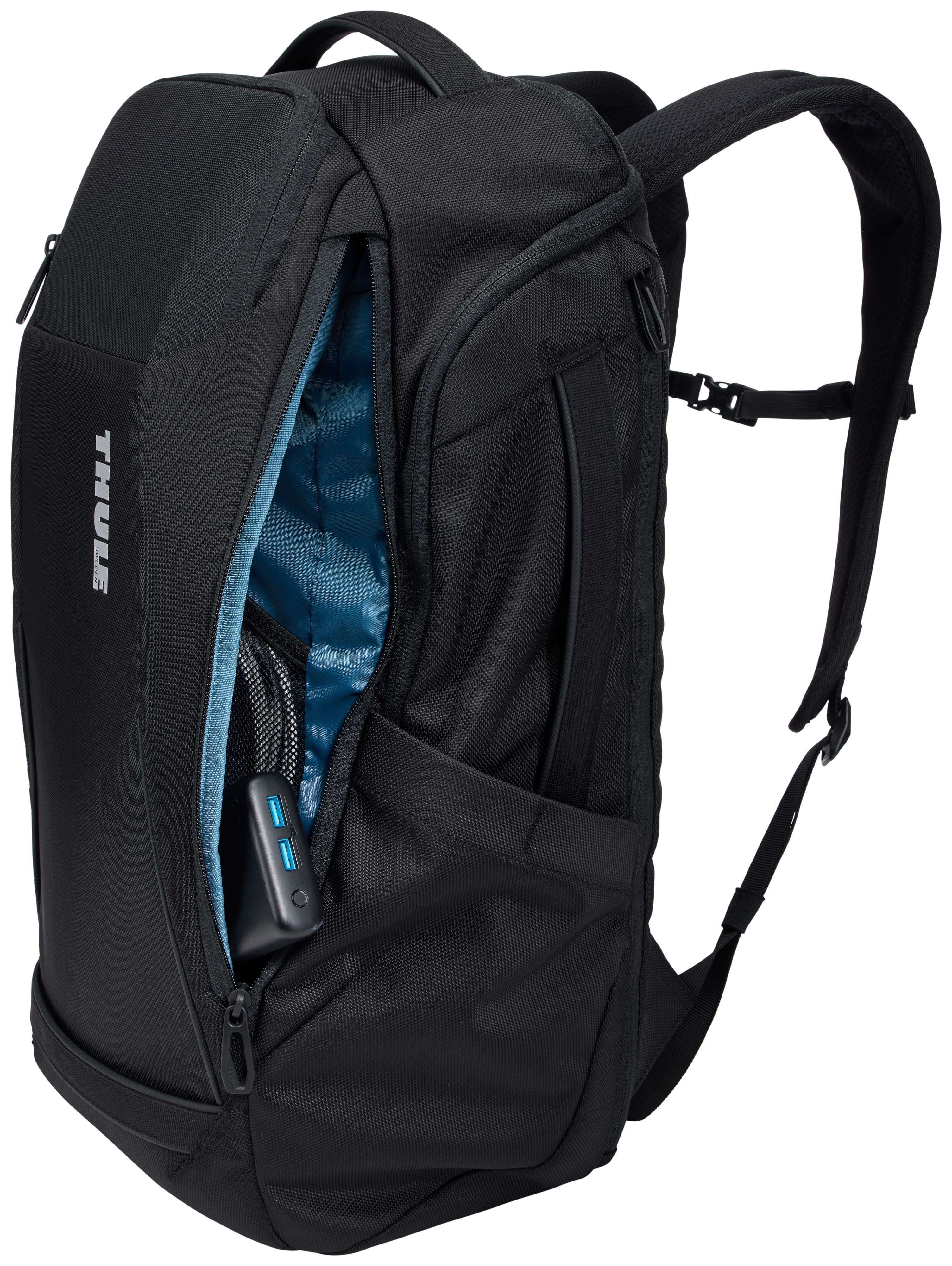 Thule Accent 28L Notebook Sırt Çantası, Siyah 15,6