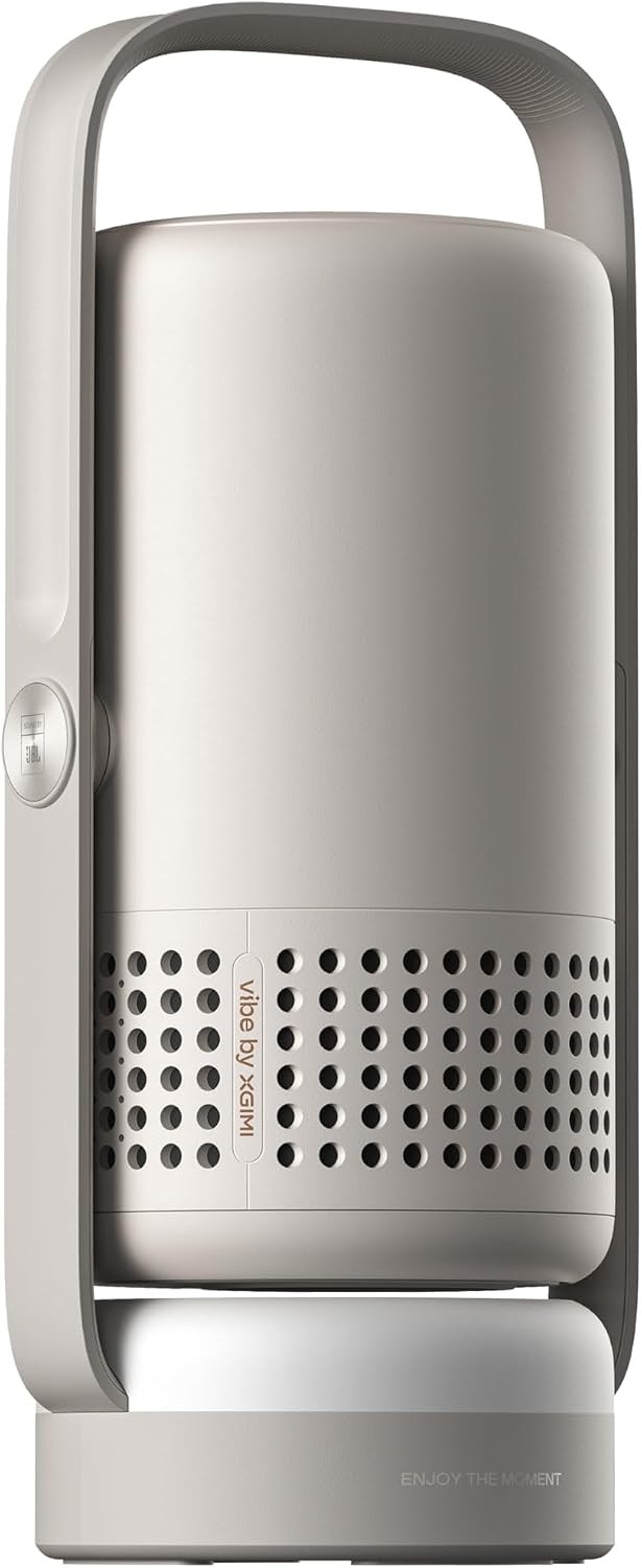 XGIMI Vibe One Bataryalı 1080P 250 Iso Lümen JBL Hoparlör Dolby Audio Ambiyans Işığı Lisanslı Google TV Netflix Taşınabilir Projeksiyon Cihazı