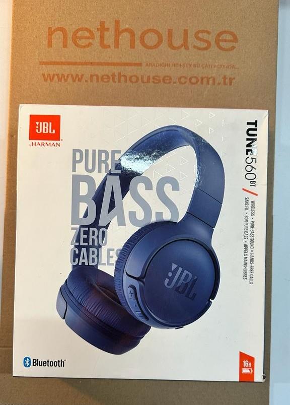 OUTLET JBL Tune 560BT Wireless Kulaklık, CT OE - Mavi