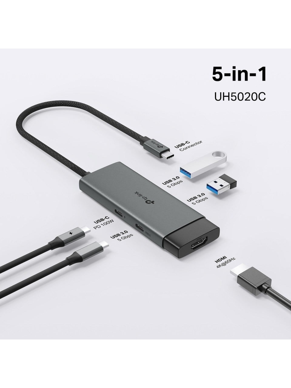 TP-LINK UH5020C USB Type-C 5-Port Hub  