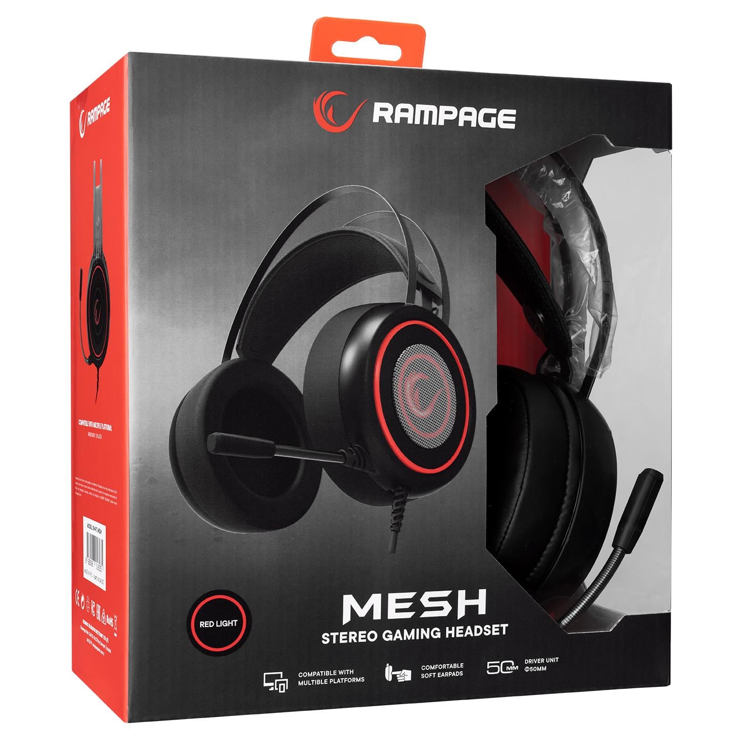 Rampage SN-R7 MESH Siyah Mikrofonlu Kulaklık