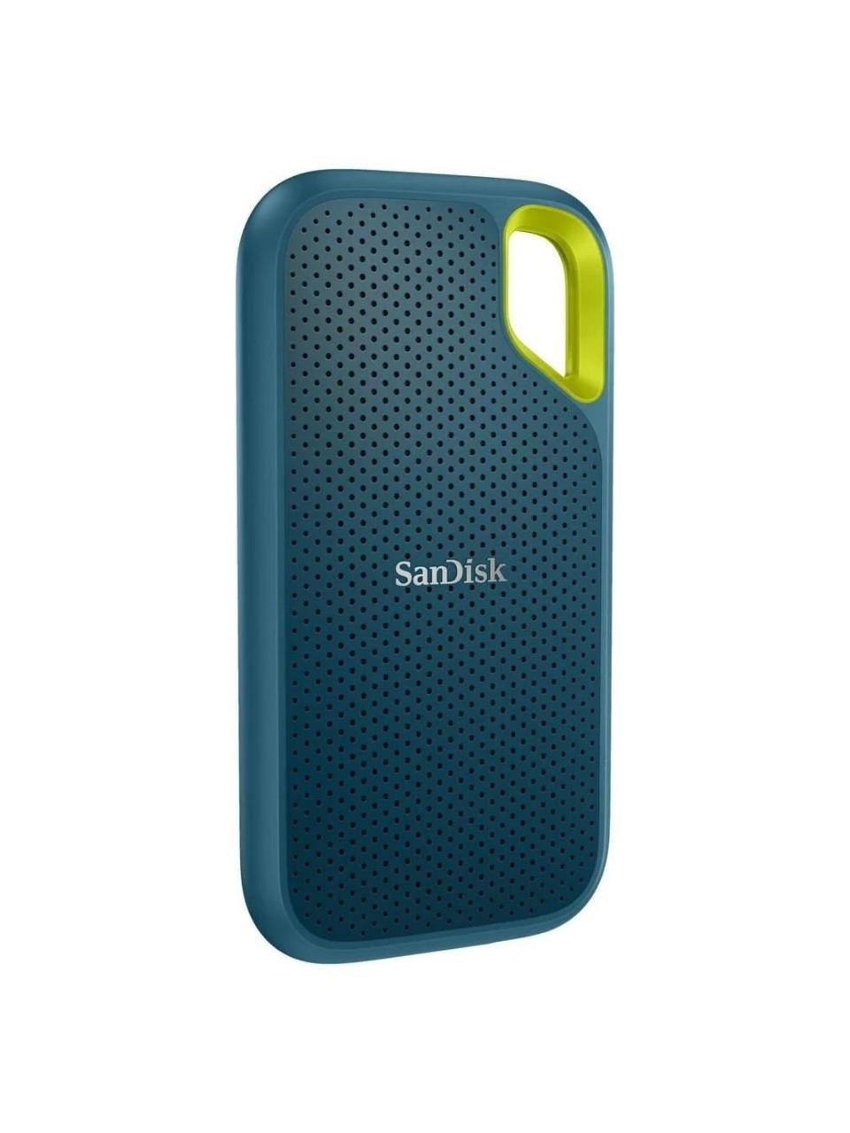 SanDisk Extreme Portable SSD 4 TB, Monterey (taşınabilir NVMe SSD, USB-C, 1.050 MB/sn'ye kadar okuma hızı ve 1.000 MB/s yazma hızı, su ve toza dayanıklı) SDSSDE61-4T00-G25M
