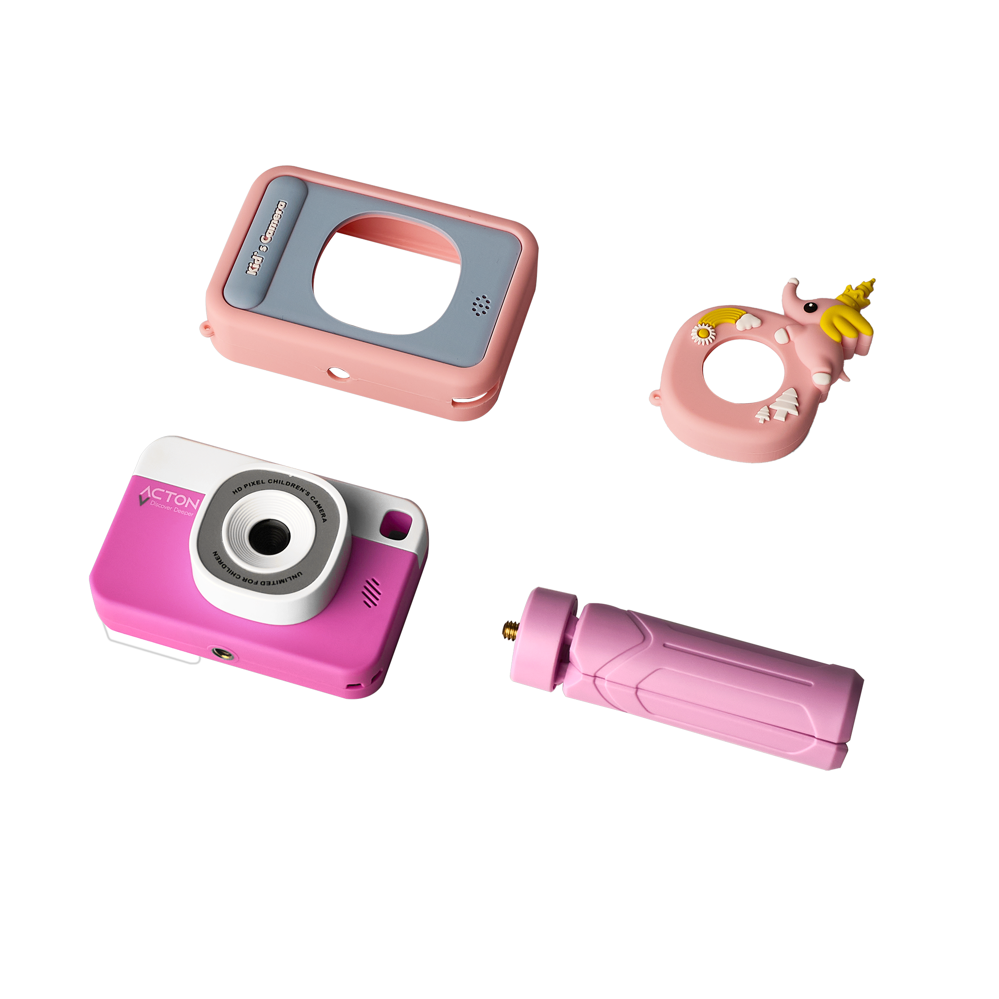 Acton AC10 Snappy Dijital Fotoğraf Makinesi - Pembe