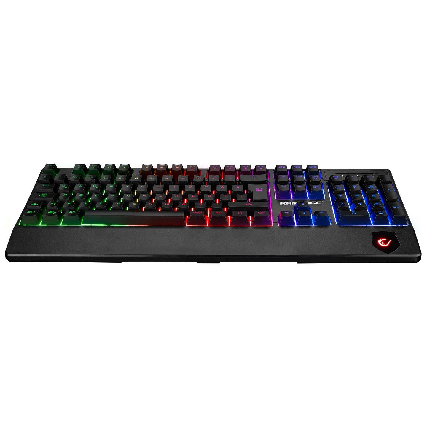 Rampage KB-R34 WINNER Semi Mekanik Q Rainbow Işıklı Gaming Oyuncu Klavyesi