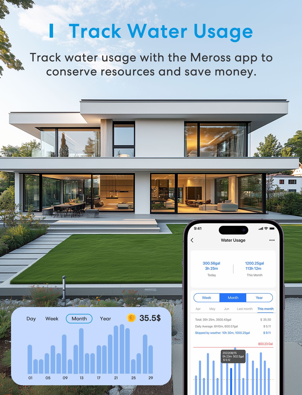 Meross Akıllı Sulama Zamanlayıcı MST100