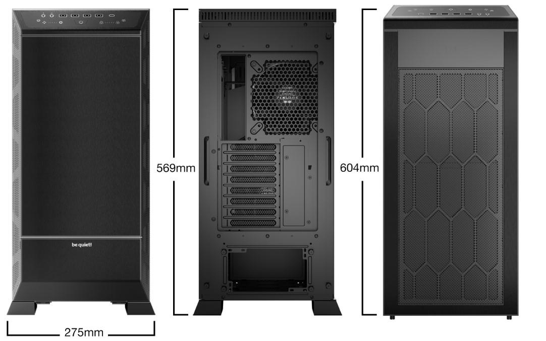 Be Quiet! Dark Base Pro 901 Siyah ARGB Temper Camlı Oyuncu Bilgisayar Kasası - BGW50