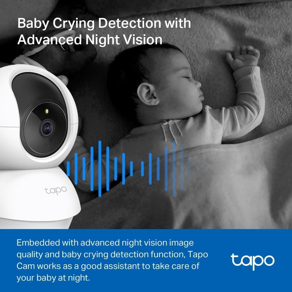 TP-Link Tapo C210, Ev Güvenliği için 360 Derece 2K UHD Wi-Fi Kamera