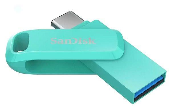 SanDisk Ultra Dual Drive Go USB Type-CTM Flash Drive 64GB Tiffany Green - SDDDC3-064G-G46G