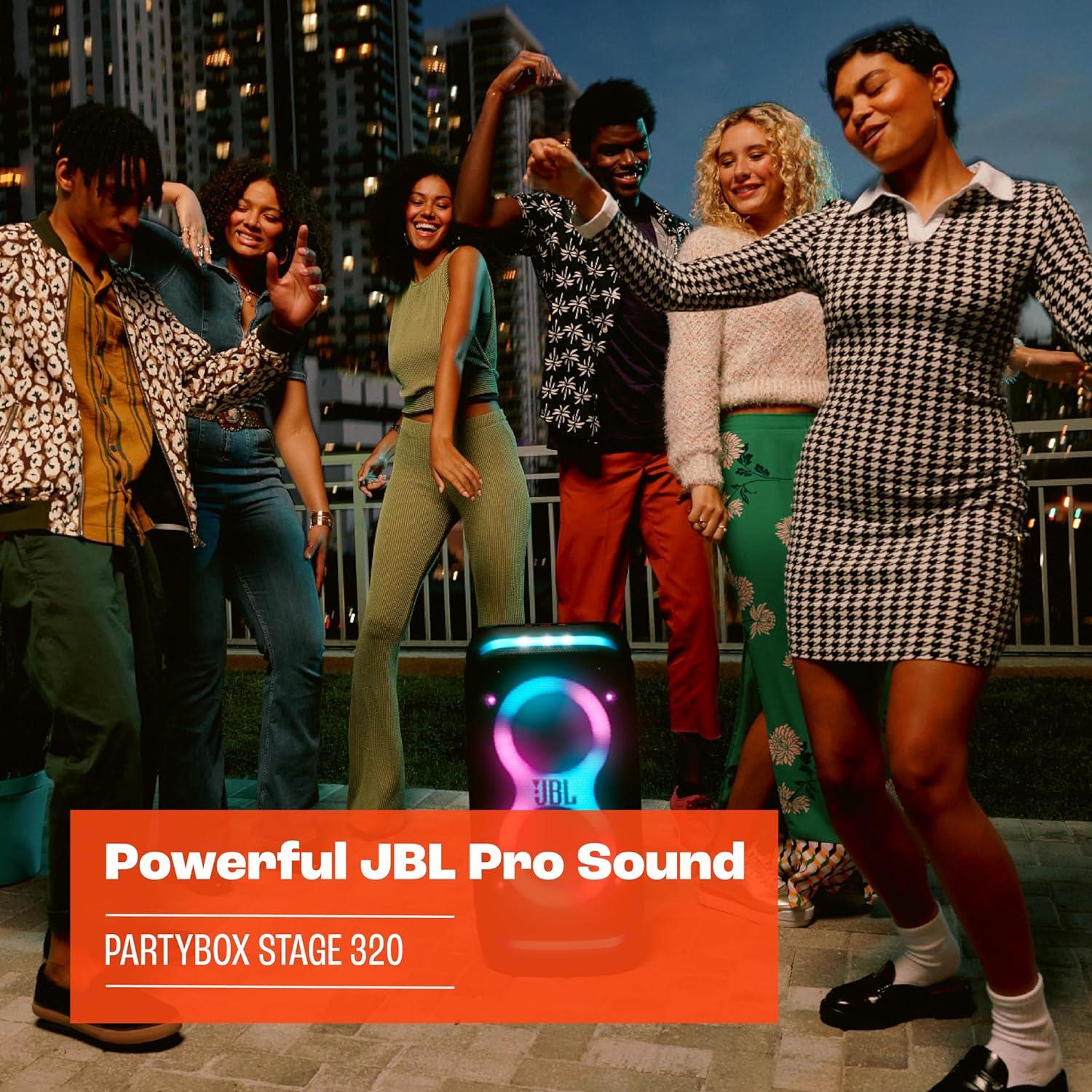 JBL Partybox Stage320 Bluetooth Hoparlör - Siyah