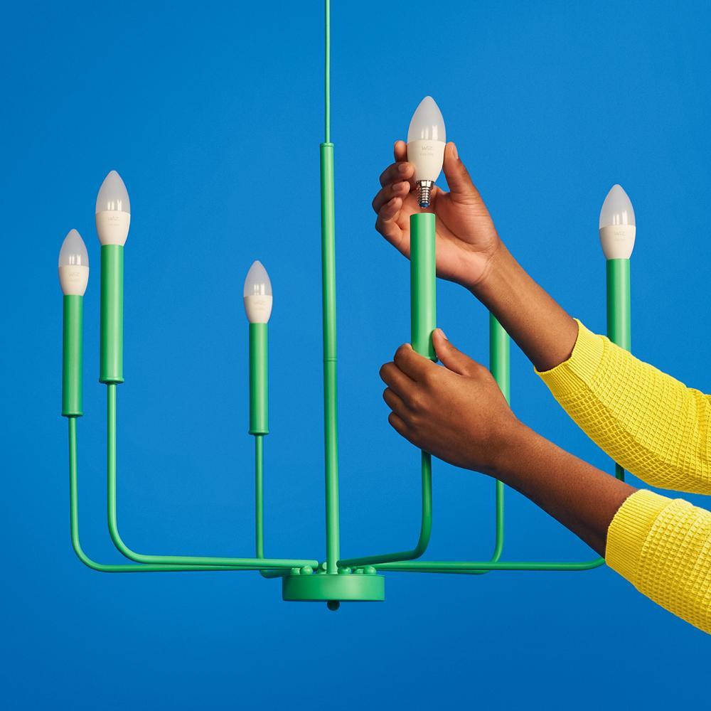 WIZ -wi-fi Ble Renkli Amb. 4.9-40w C37 E14 1pf/6 Akıllı Ampul - 929002448802