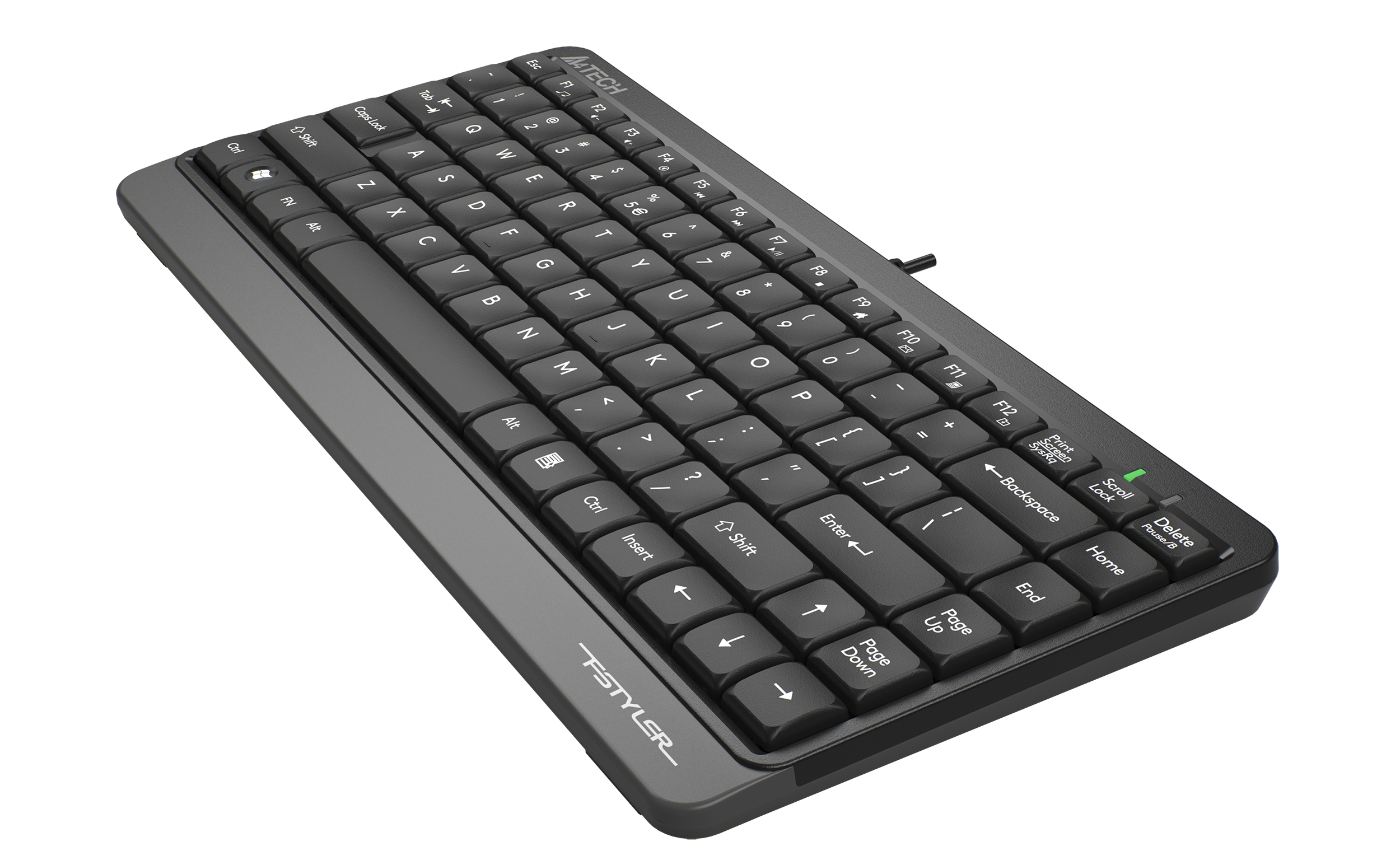 A4-Tech FK11 Q Klavye Gri USB - Multimedya