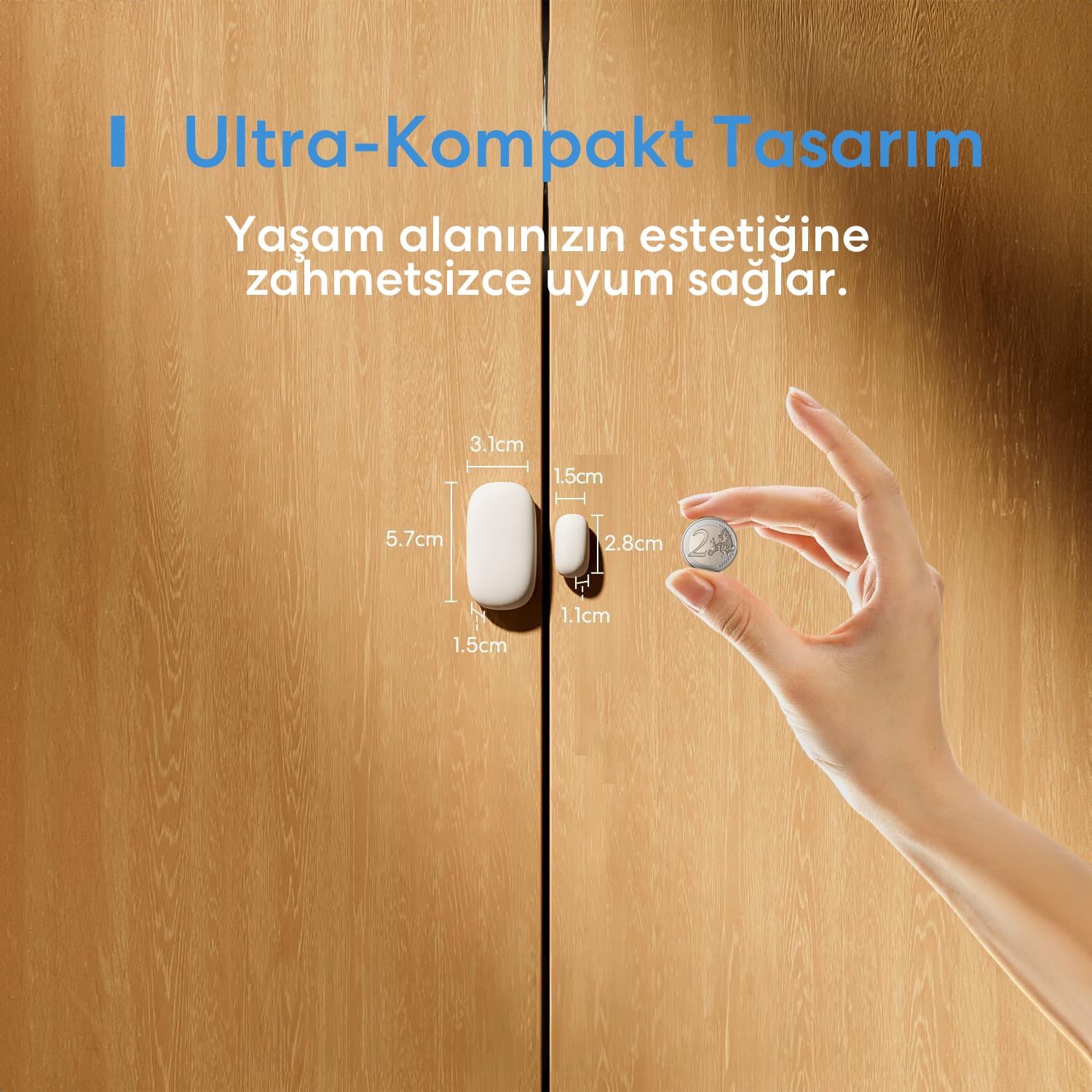 Meross Akıllı Pencere ve Kapı Sensörü MS200