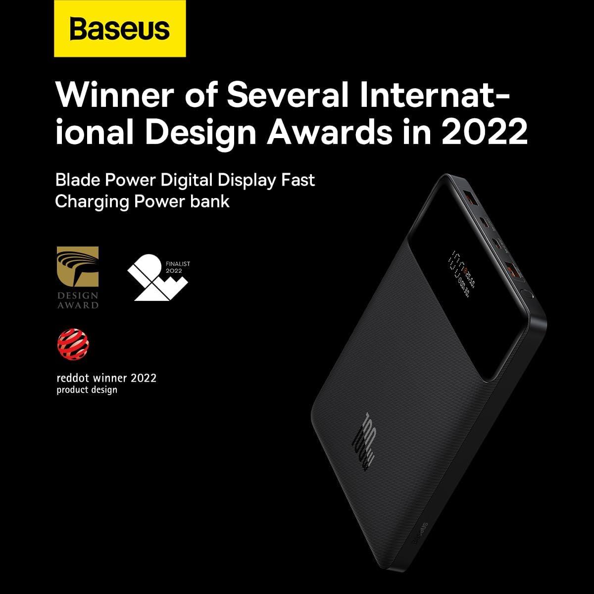 OUTLET Baseus Blade High Power Dijital Ekranlı 100W 20.000 mAh Powerbank