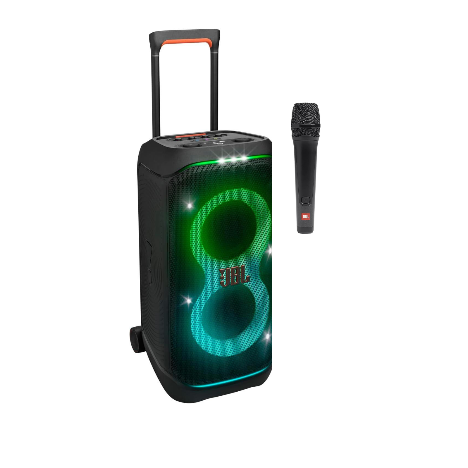 JBL Partybox Stage320 Bluetooth Hoparlör ve JBL Partybox Kablolu Mikrofon
