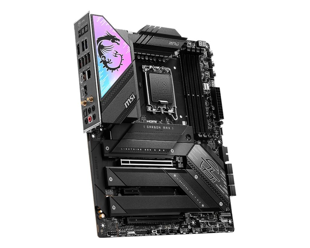 MSI MB MPG Z790 CARBON MAX WIFI II SOKET 1700 DDR5 7800MHZ(OC) PCI-E Gen5 M.2 USB3.2 HDMI 1x5G LAN WI-FI 7 ATX