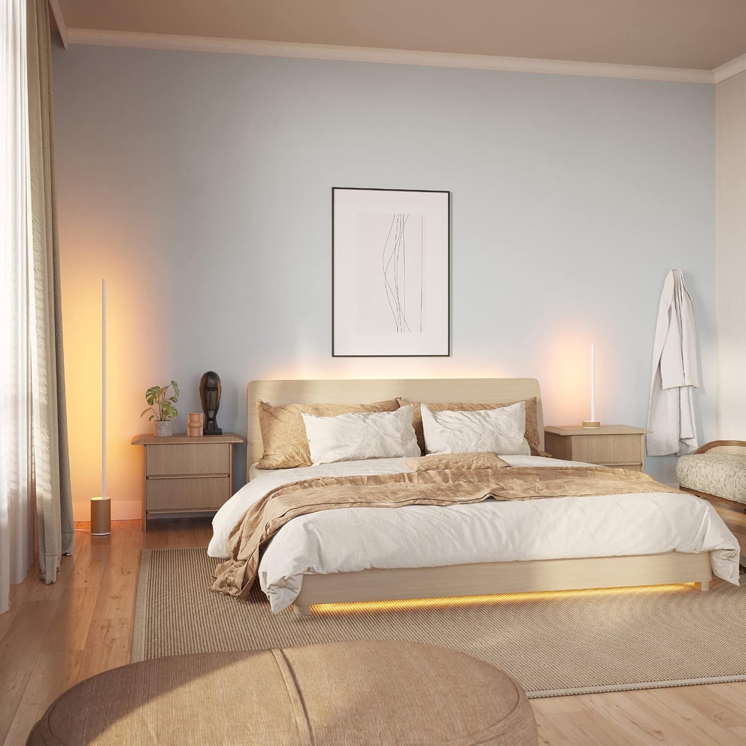 Philips Hue Gradient Signe Masa Lambası - Meşe