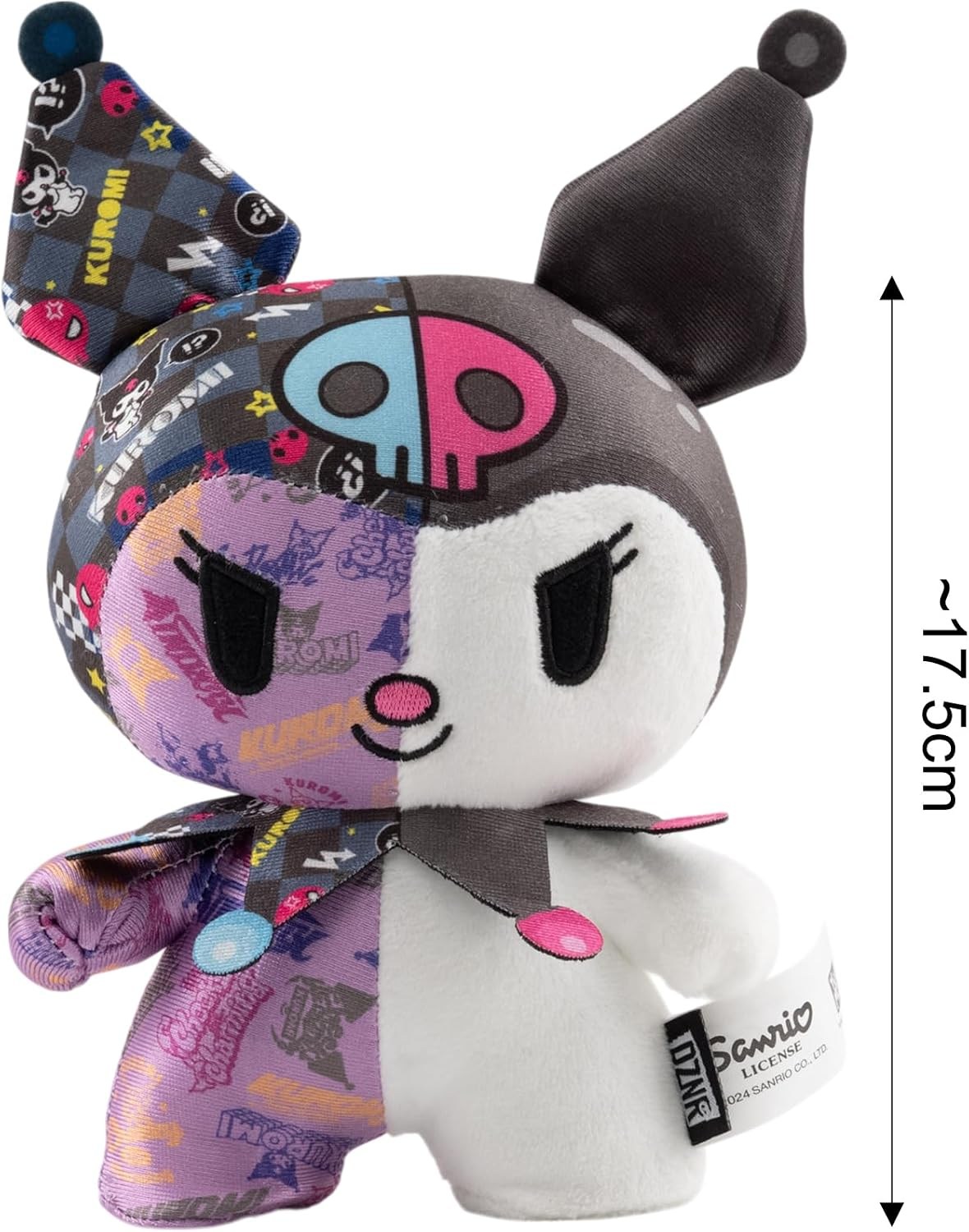 Yume Hello Kitty Dznr Plush - Graffiti Edition Kuromi