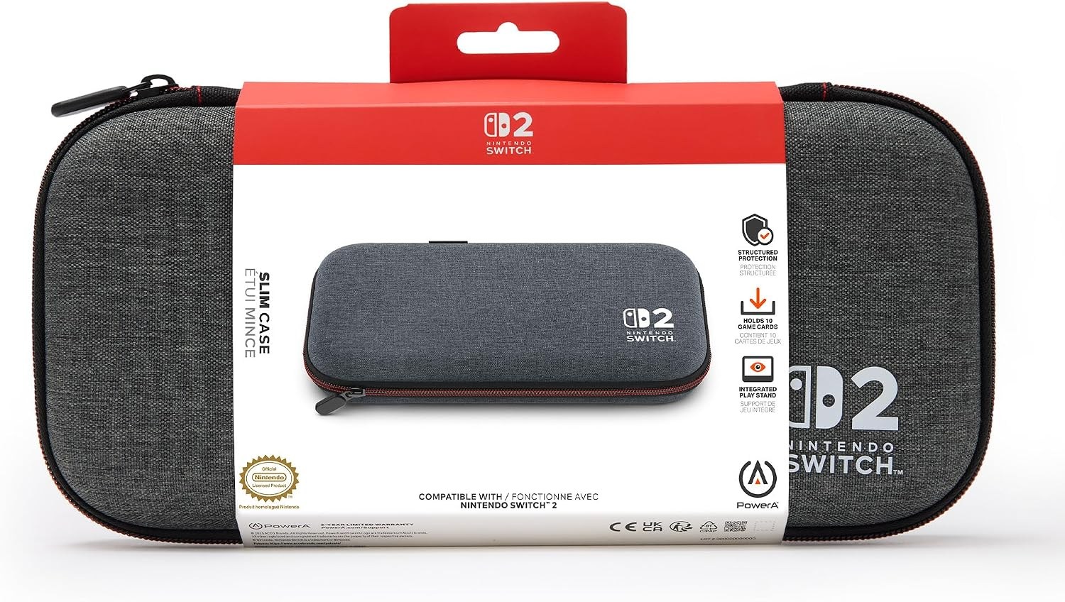PowerA Nintendo Switch 2 Slim Lisanslı Taşıma Çantası