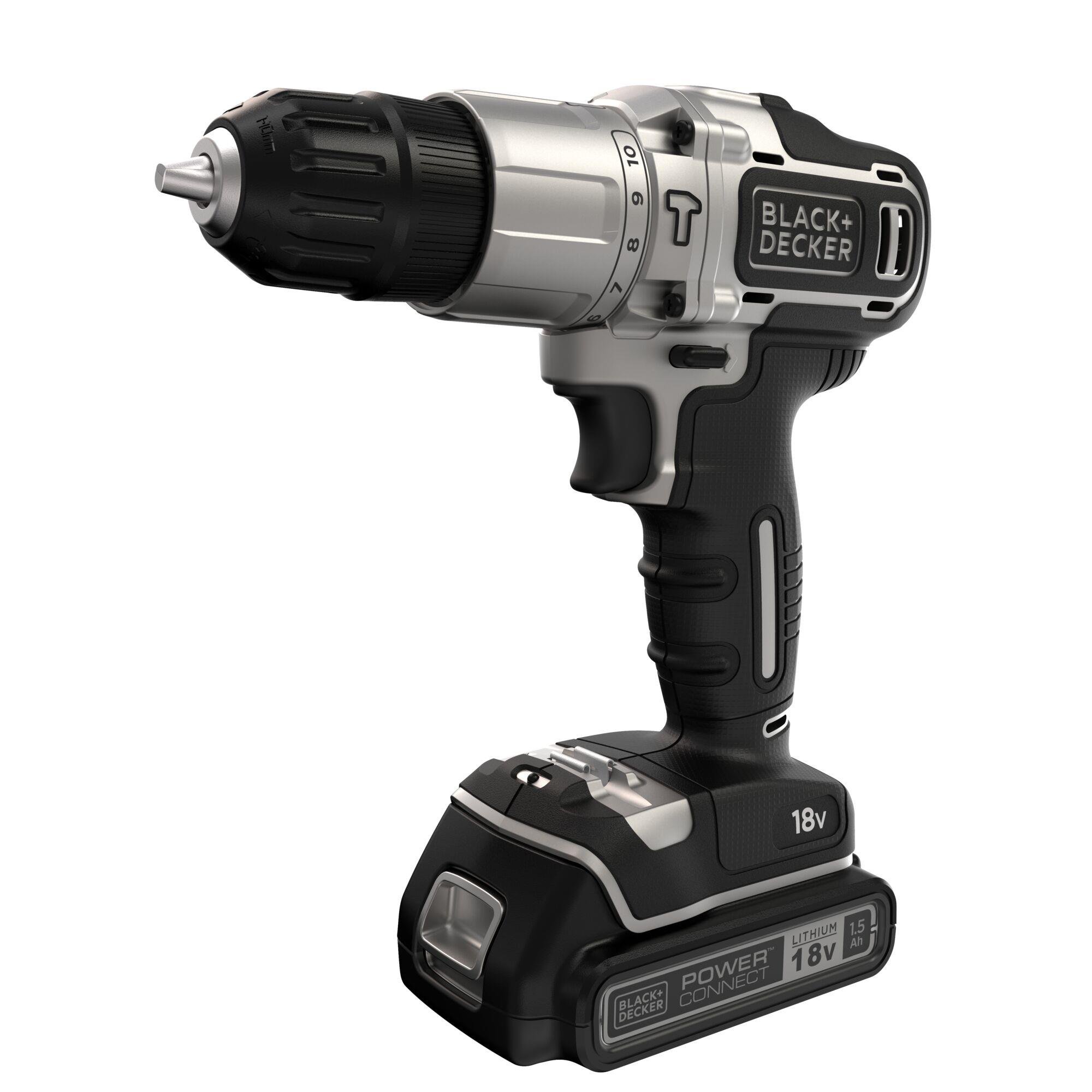 Black&Decker 18V Darbeli Vidalama Elektrikli Matkap - BDCHD18SC1K-QW