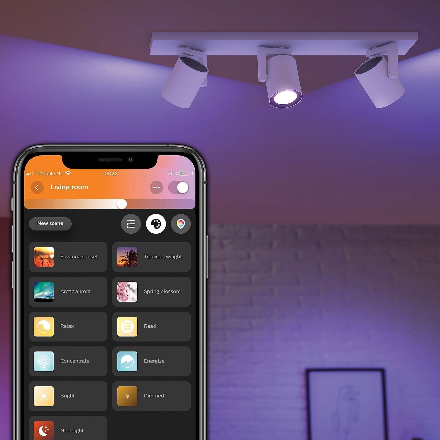 Philips Hue Argenta Üçlü Spot Lamba 3x4.2W (Beyaz)