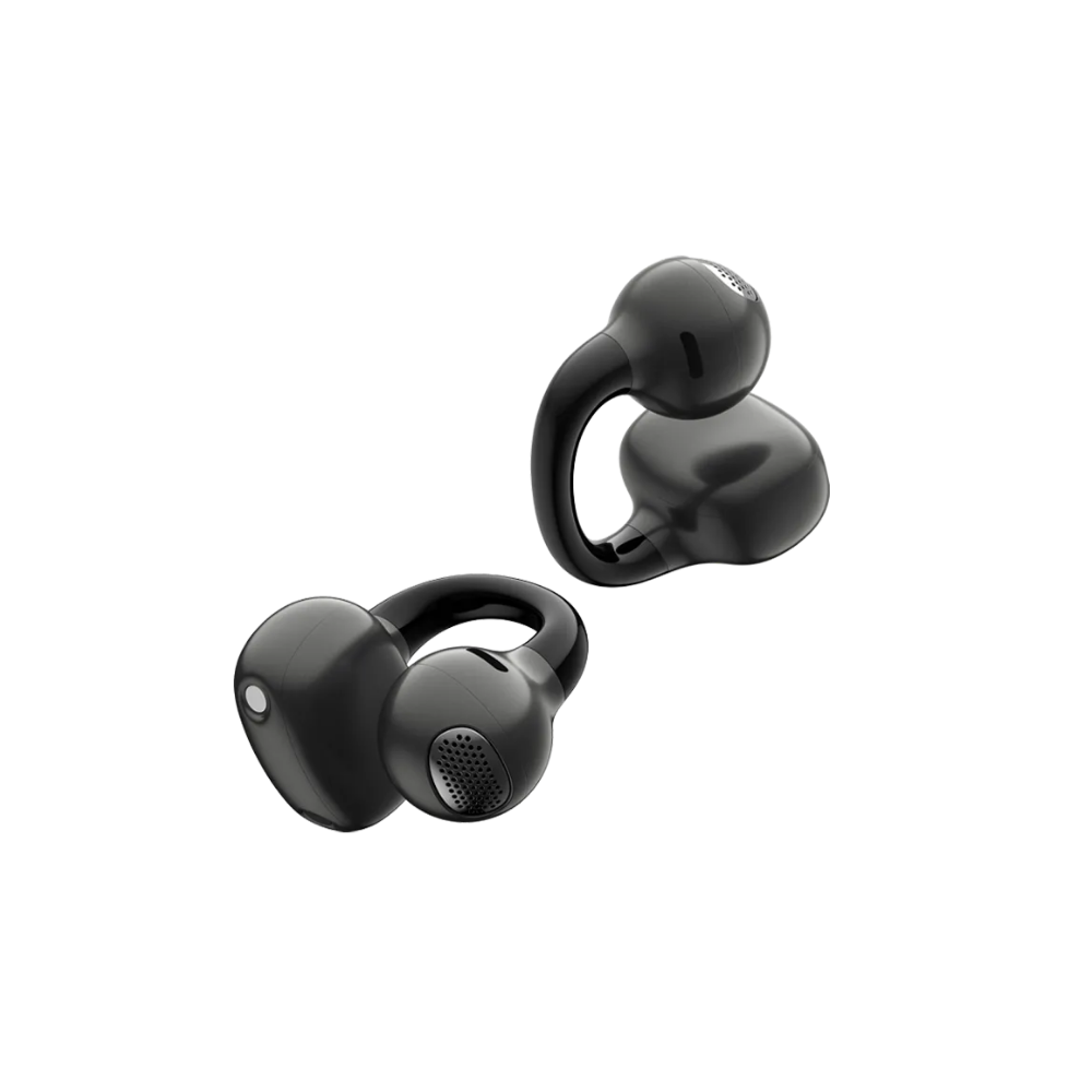 Edifier Comfo Q Bluetooth 5.4 OpenEar TWS Kablosuz Kulaklık – 32 Saat Pil, IP56, AI Çağrı Gürültü Azaltma - Siyah