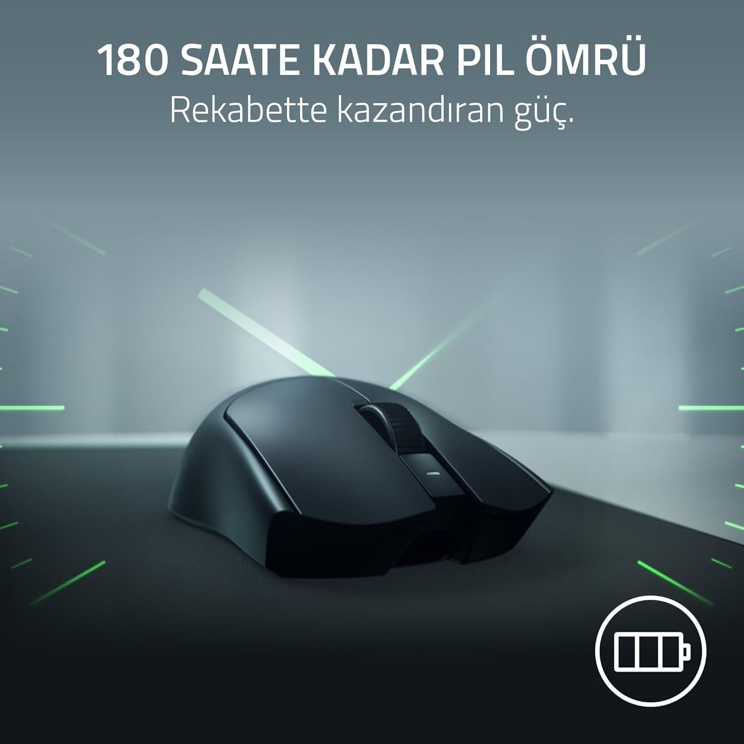Razer Viper V4 Pro Kablosuz Mouse Siyah 49 g Ultra Hafif Kablosuz 8k Hz E-spor Oyuncu Mouse RZ01-056