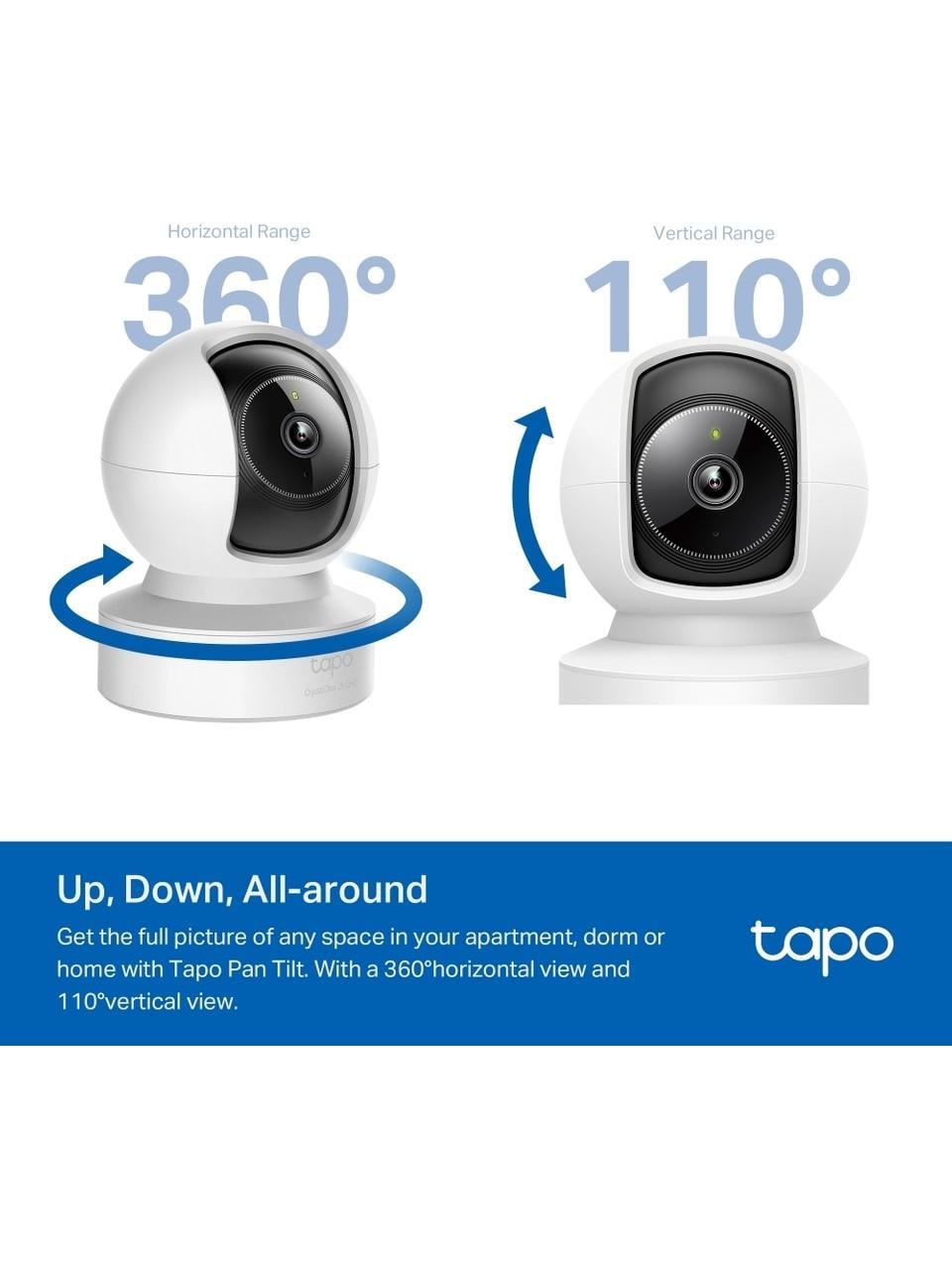 Tp Tapo C222 Ev İçin Pan/tilt Kablosuz Kamera