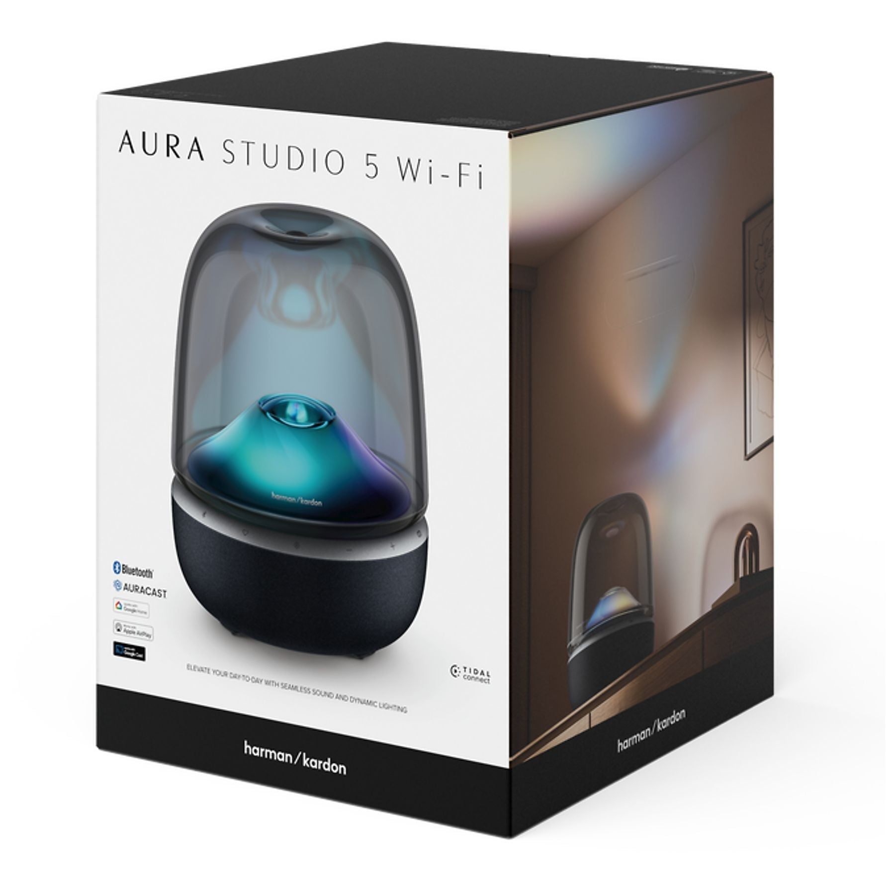 Harman Kardon AuraStudio 5, WiFi Hoparlör, Siyah HK.HKAURAS5WFBSEP