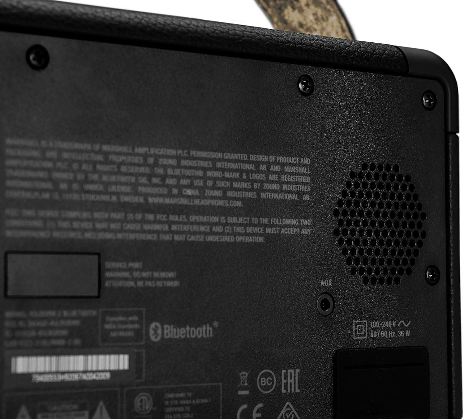 Marshall Kilburn II Black And Brass Bluetooth Hoparlör