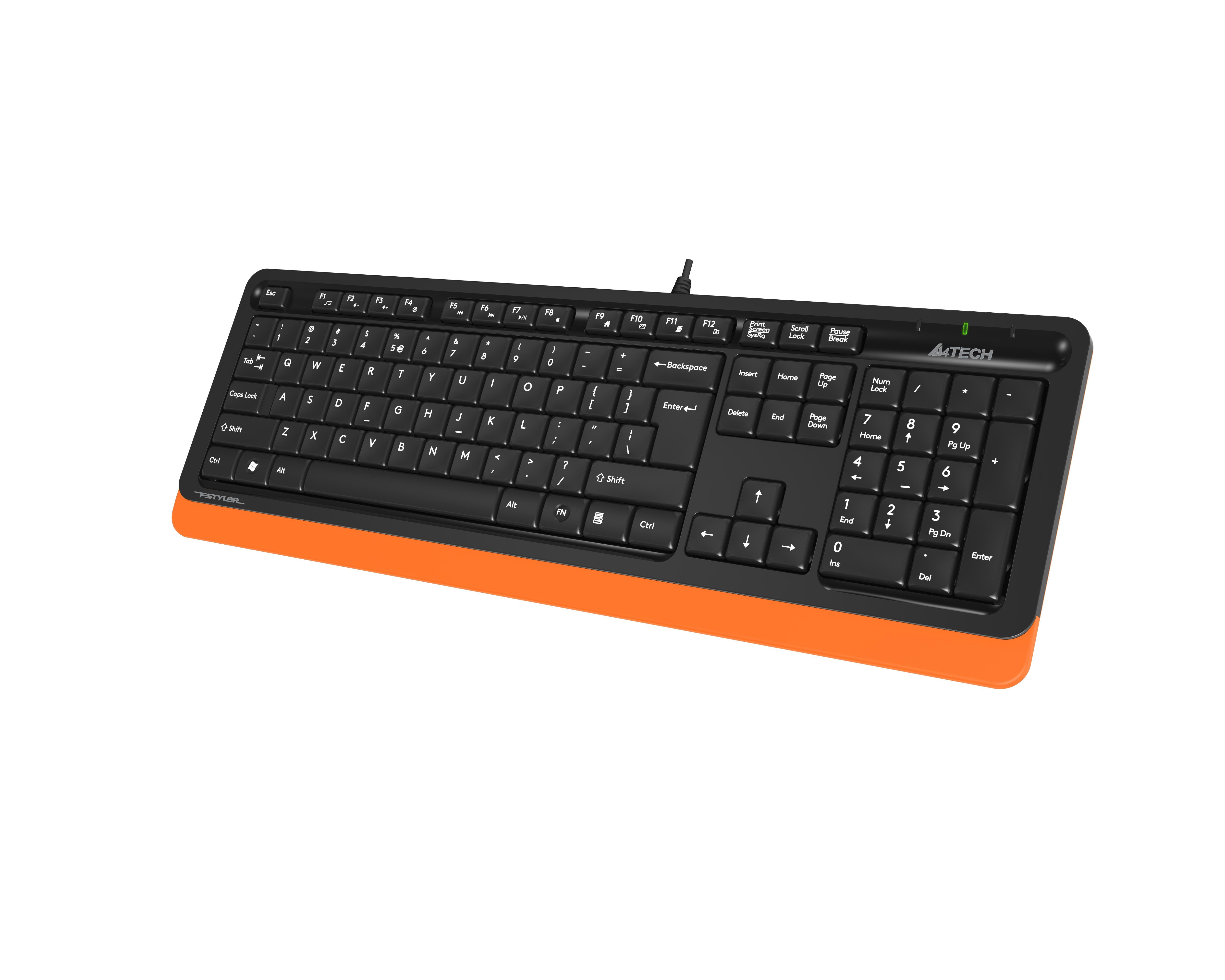 A4-Tech FK10 Q USB Turuncu Klavye
