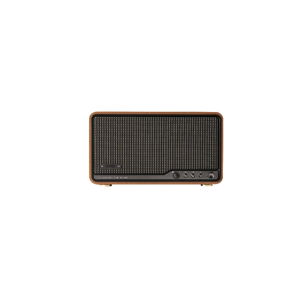 Edifier S300 80W RMS Bluetooth 5.4 Wi-Fi AirPlay Destekli Kablosuz Masaüstü Hoparlör – Hi-Res Audio, LDAC, USB-C/AUX - Kahverengi