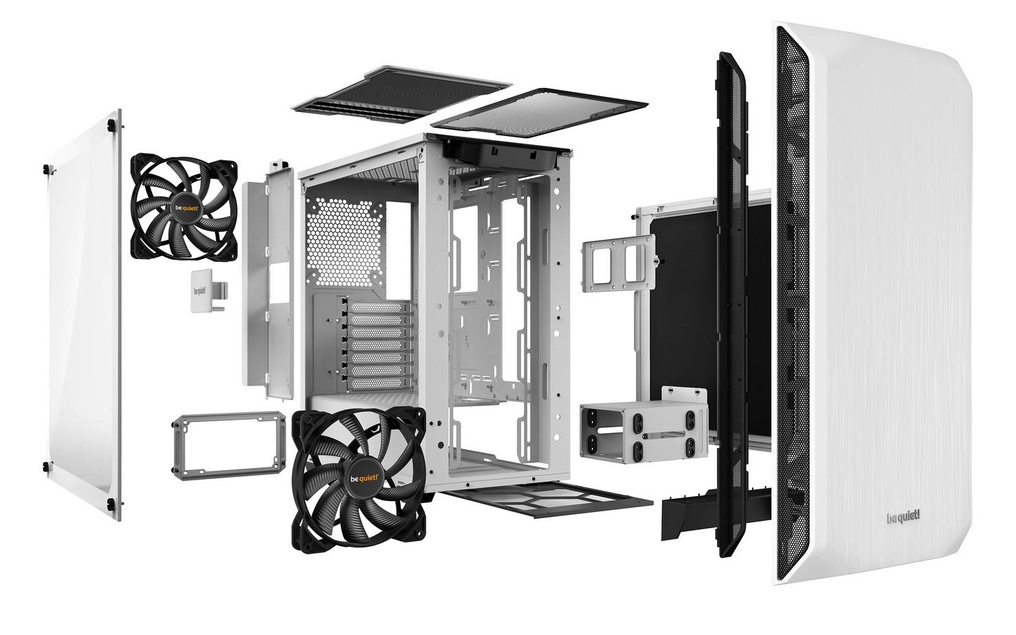 Be Quiet! BGW35 Pure Base 500 Beyaz Oyuncu Kasası
