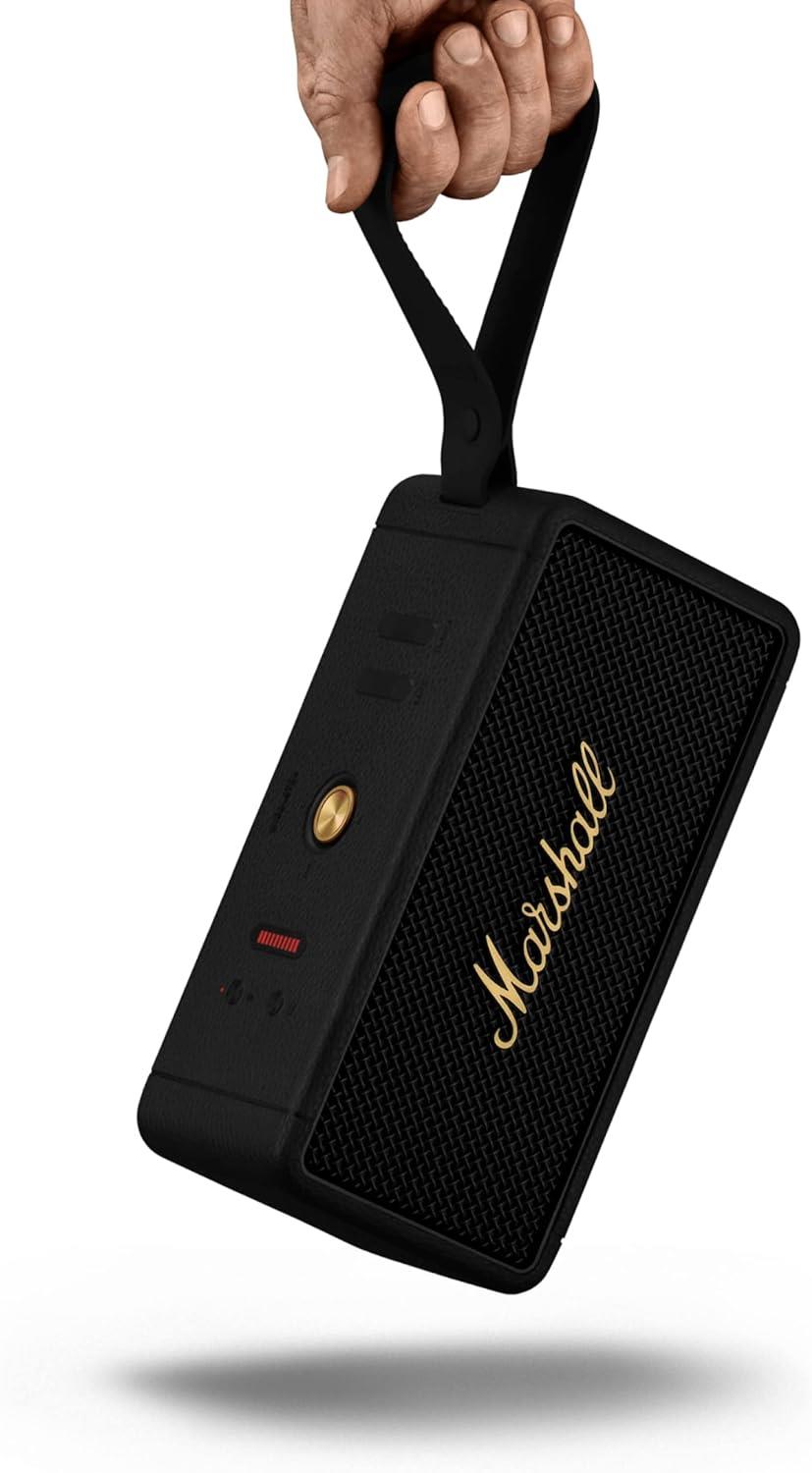 Marshall Middleton BT Hoparlör, Blk&Brass - Siyah